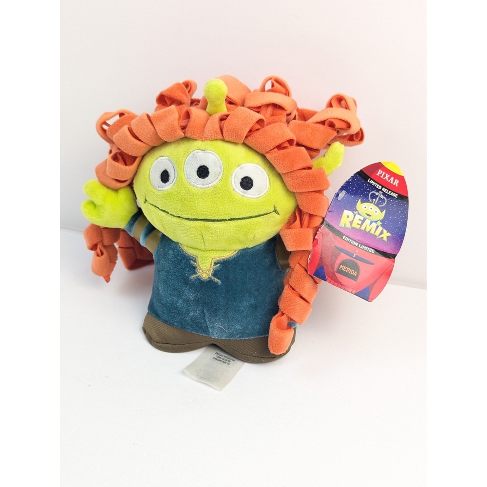 Disney Pixar 8" Alien Remix Merida Brave Limited Edition Stuffed Animal Plush‎